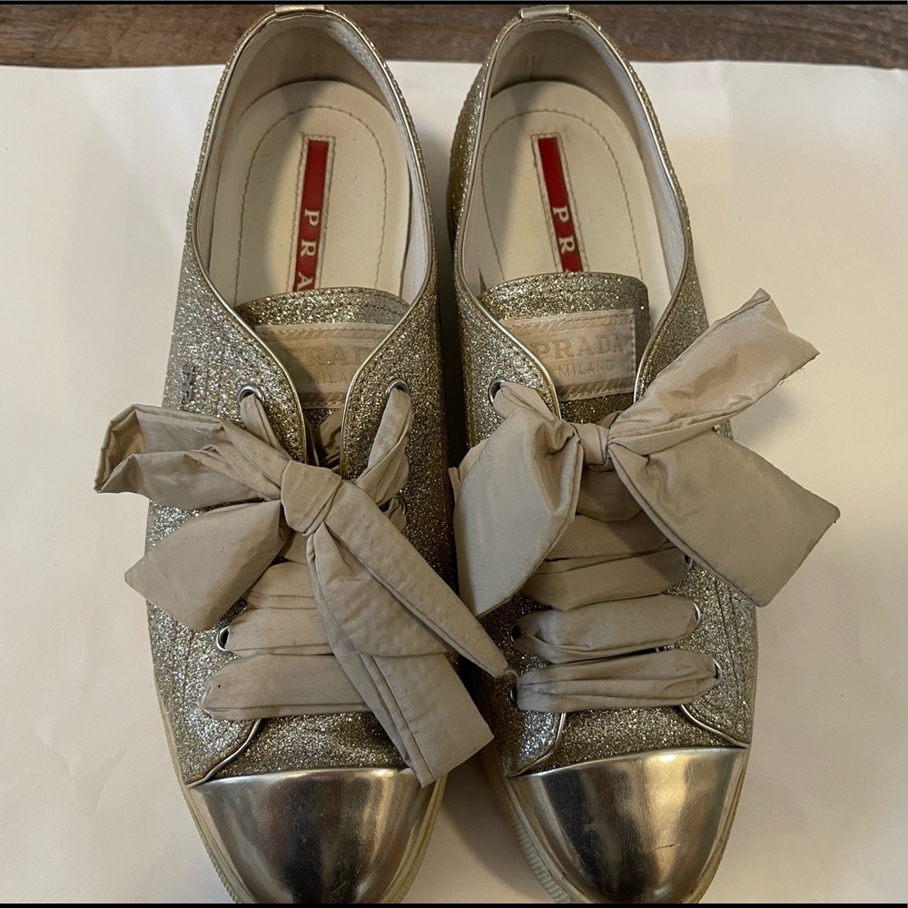 Prada Glitter sneakers